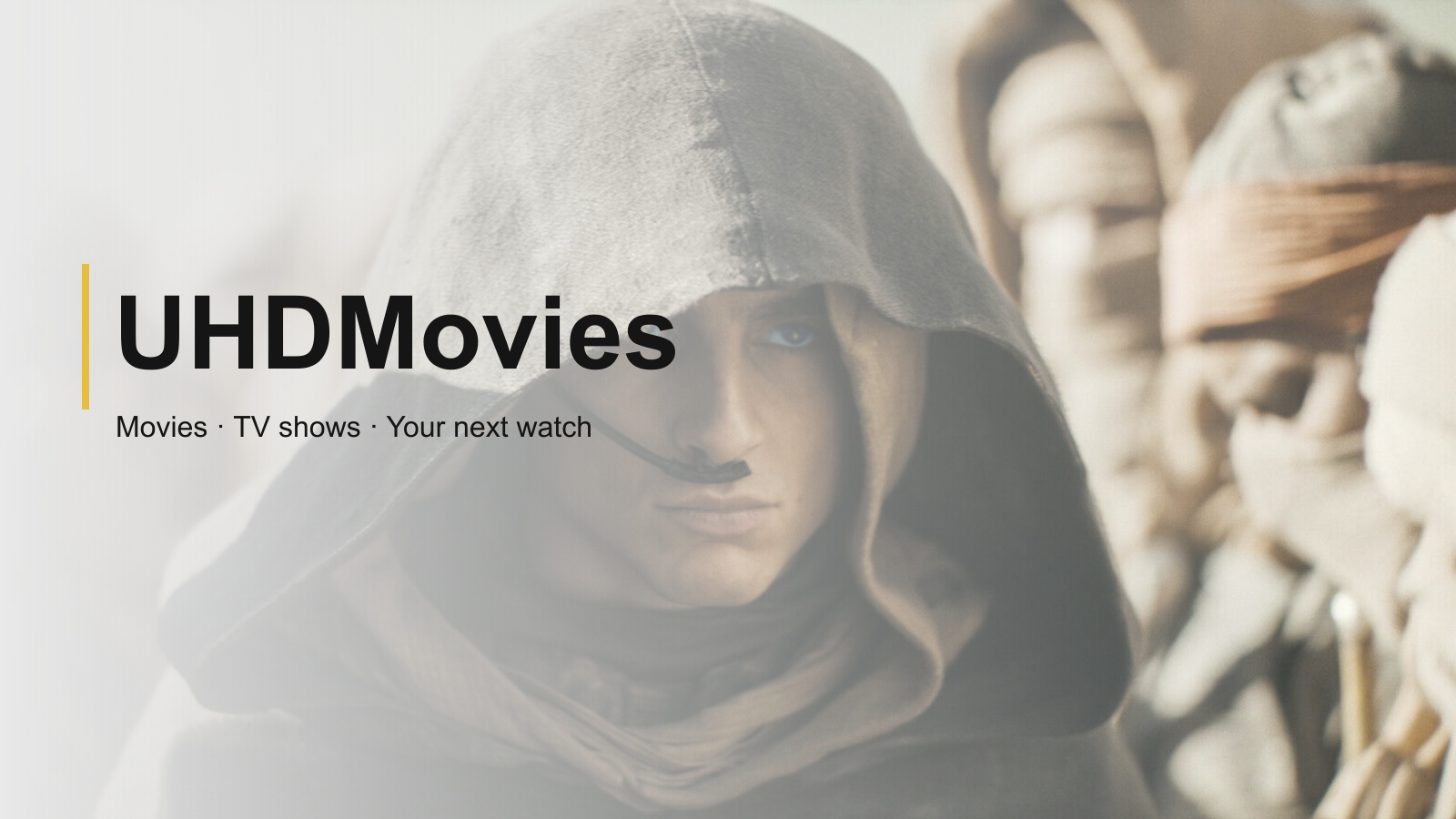 UHDMovies movie and TV guide featuring Dune Part Two